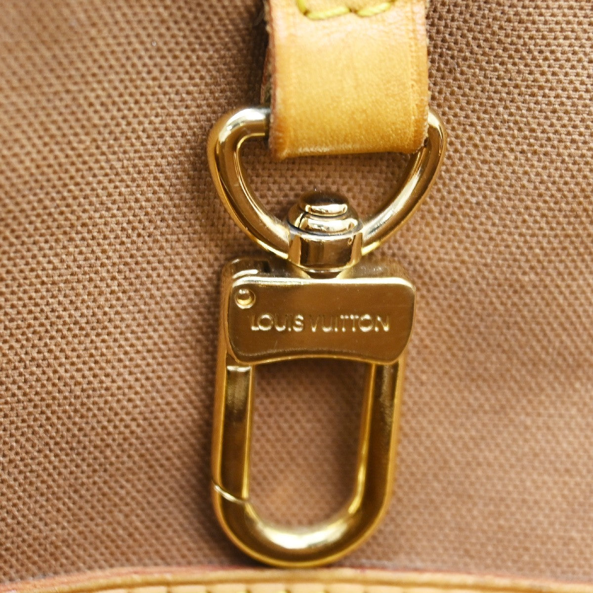 Louis Vuitton Batignolles Handbag Monogram Canvas Brown Canvas Tote Bag Bag (Pre-Owned)