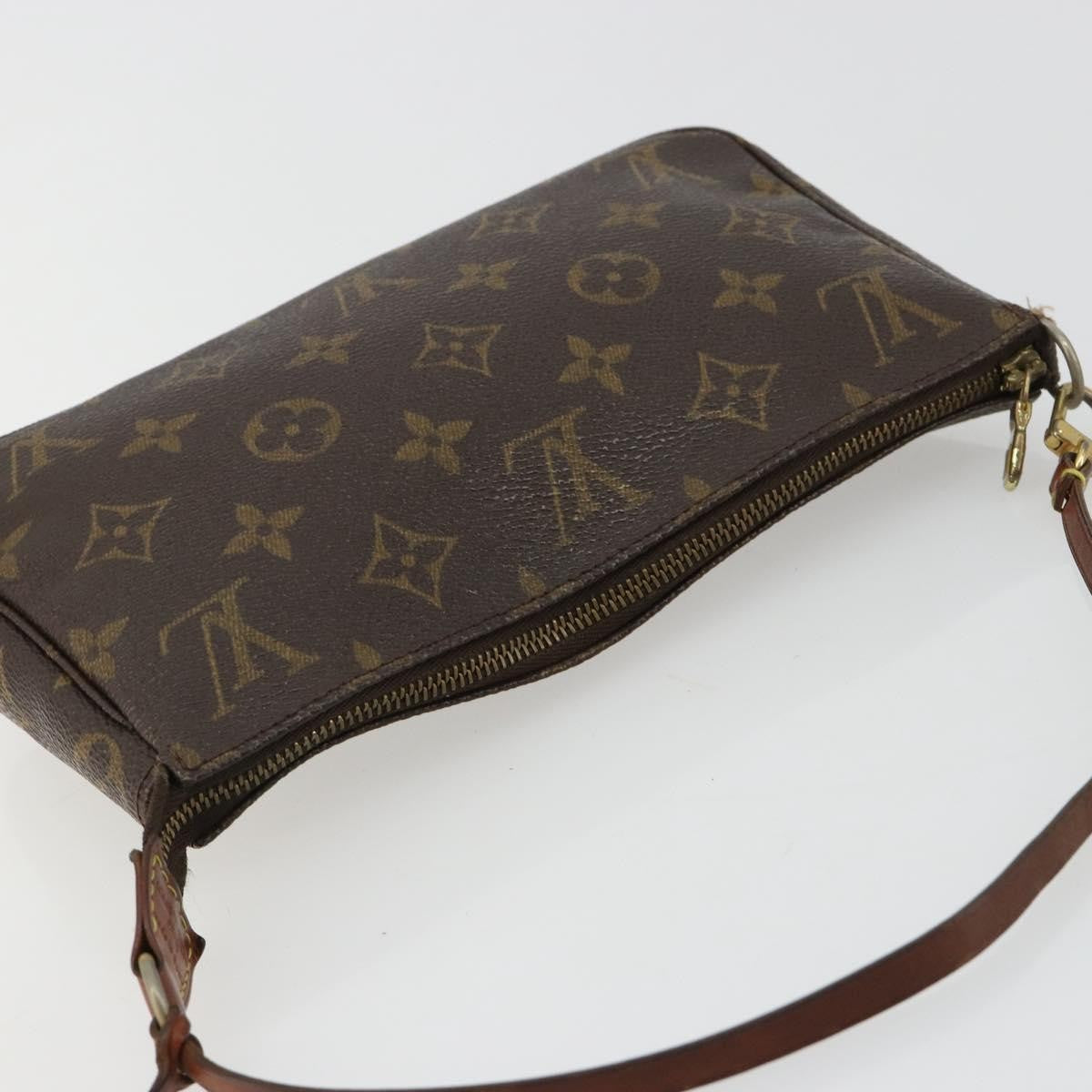 Louis Vuitton Pochette Accessoires Nm Monogram Canvas Brown Canvas Clutche & Pouche Bag (Pre-Owned)