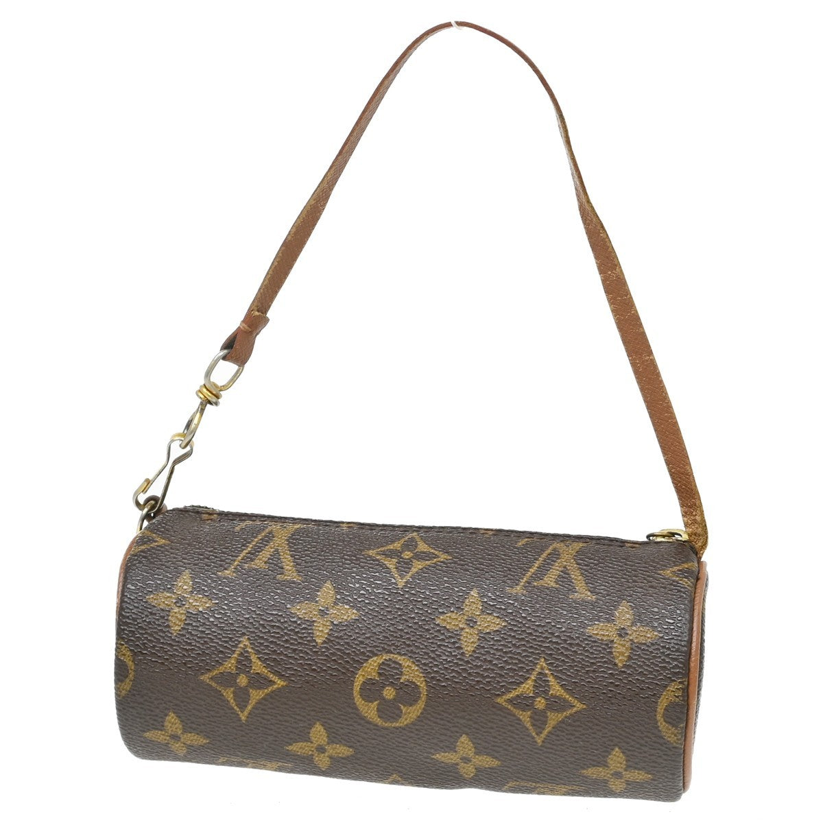 Louis Vuitton Papillon Pochette Monogram Canvas Brown Canvas Handbag (Pre-Owned)