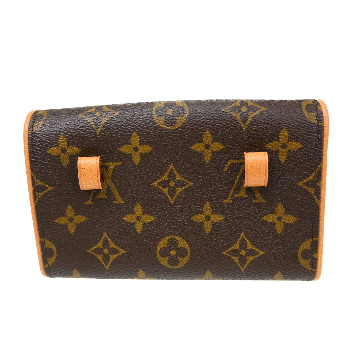 Louis Vuitton Florentine Waist Bag Monogram Canvas Brown Canvas Clutche & Pouche Bag (Pre-Owned)