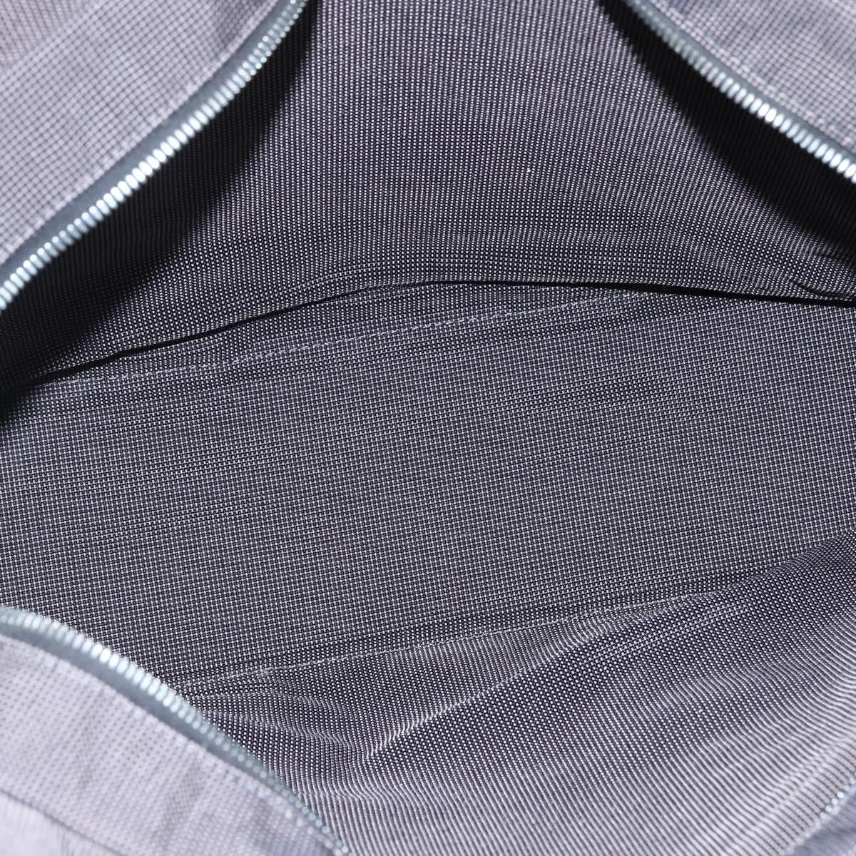 Hermes Fourre-Tout Herline Canvas Gray Canvas Tote Bag Bag (Pre-Owned)