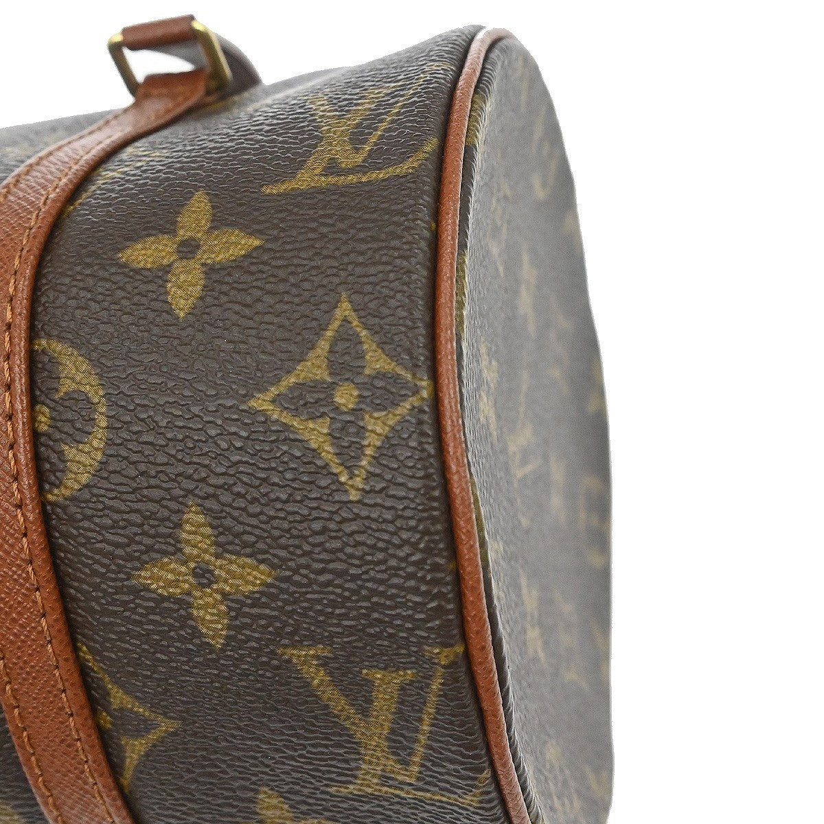 Louis Vuitton Papillon Handbag Monogram Canvas Brown Canvas Handbag (Pre-Owned)