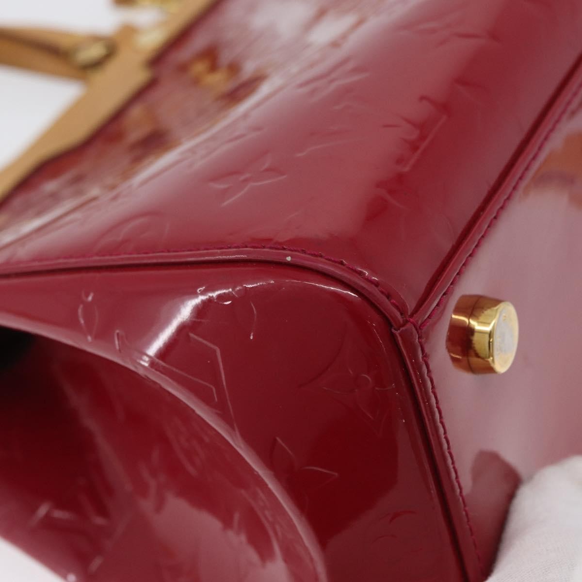 Louis Vuitton Blair Monogram Vernis Pink Patent_Leather Handbag (Pre-Owned)