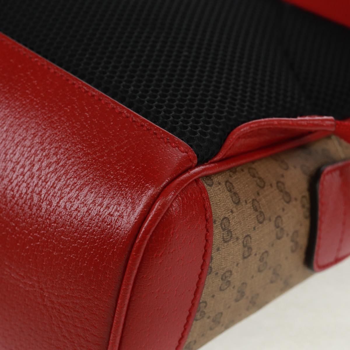 Gucci Doraemon Zip Backpack Printed Mini Gg Coated Canvas Beige Canvas Backpack Bag (Pre-Owned)