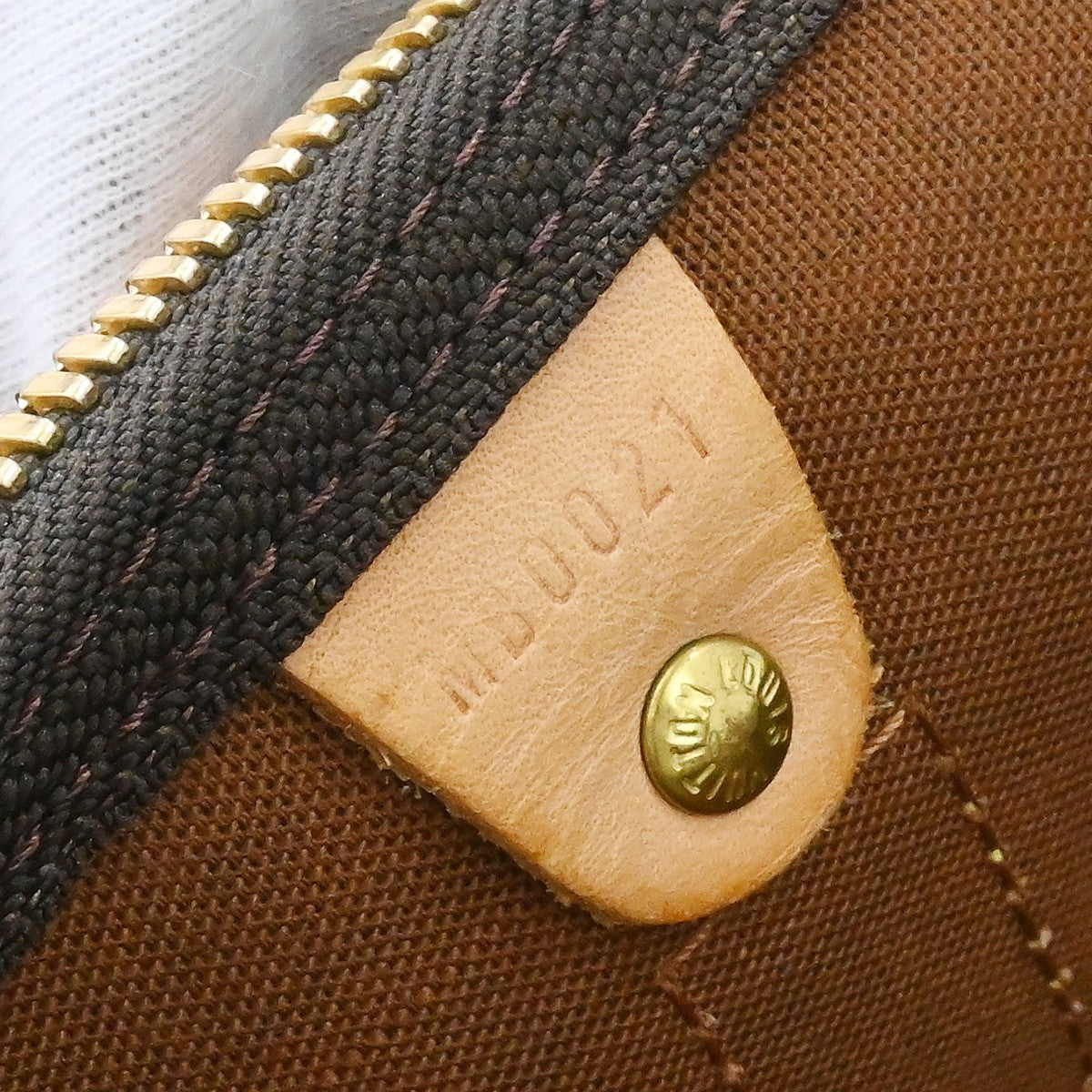 Louis Vuitton Keepall Bandouliere Bag Monogram Canvas Brown Canvas Travel Bag Bag (Pre-Owned)