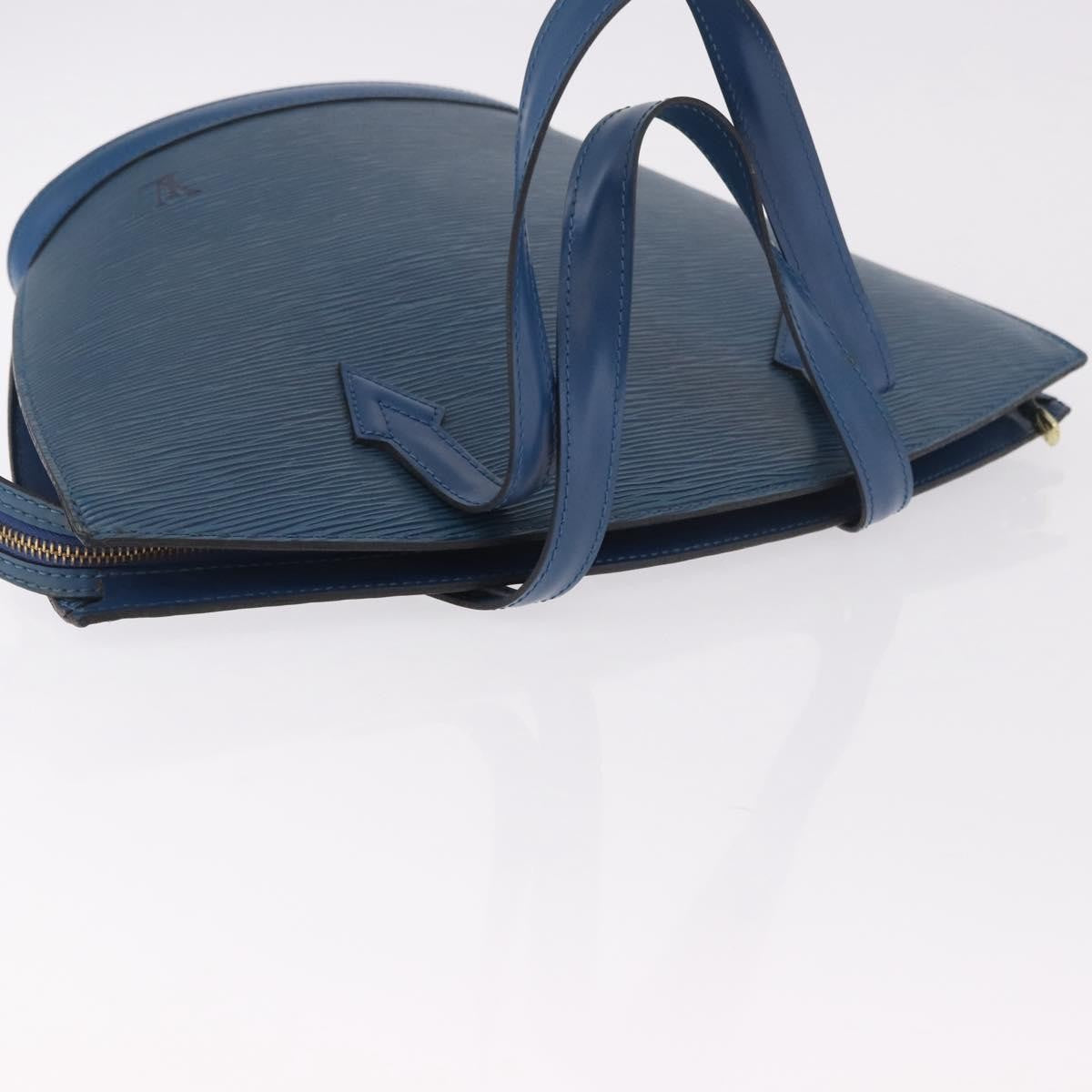 Louis Vuitton Saint Jacques Handbag Epi Leather Blue Leather Shoulder Bag Bag (Pre-Owned)