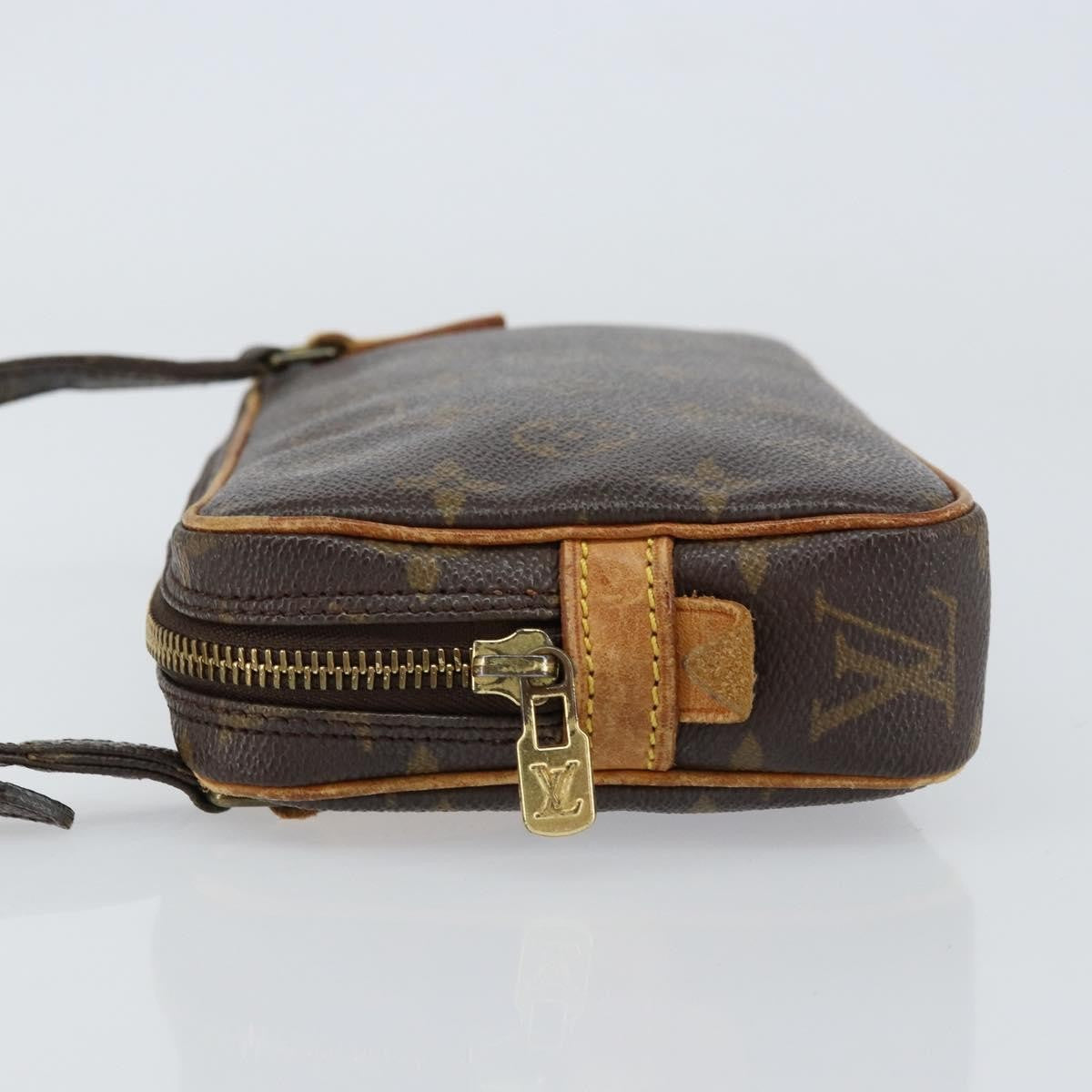 Louis Vuitton Pochette Marly Bandouliere Bag Monogram Canvas Brown Canvas Clutche & Pouche Bag (Pre-Owned)