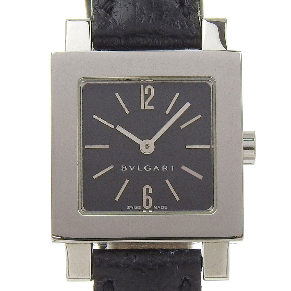 Bvlgari Quadrato Quartz Watch Stainless Steel Watch (Pre-Owned)