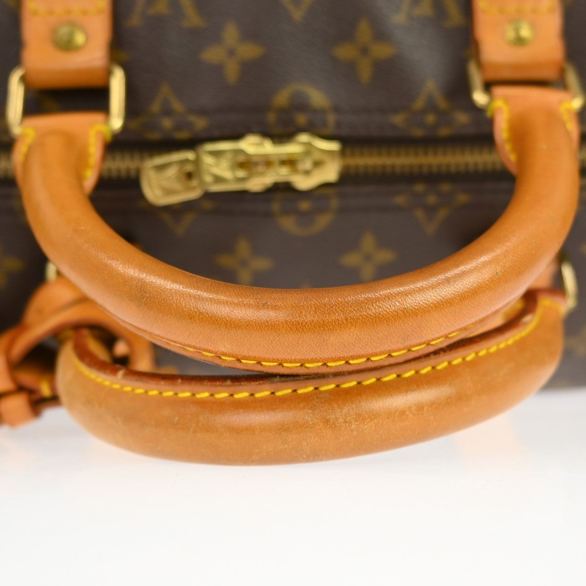 Louis Vuitton Keepall Bag Monogram Canvas Brown Canvas Travel Bag Bag (Pre-Owned)