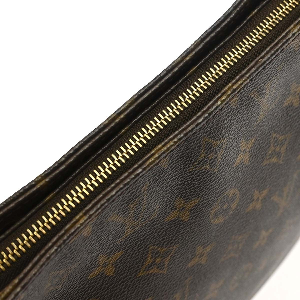 Louis Vuitton Monogram Looping Handbag Monogram Canvas Brown Canvas Shoulder Bag Bag (Pre-Owned)