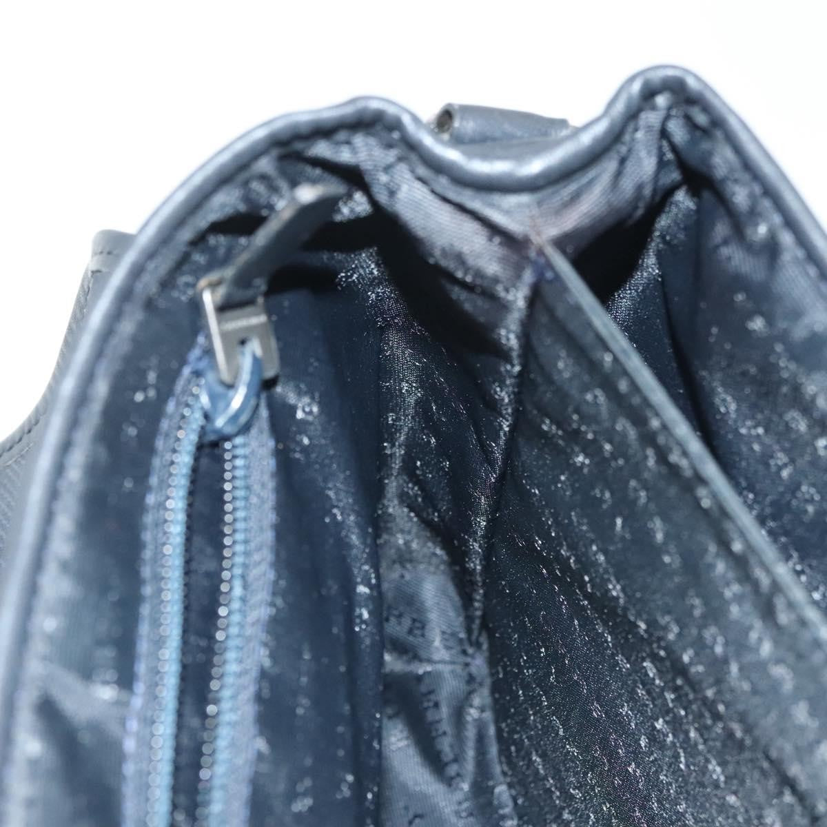 Burberry Nova Check Shoulder Bag Canvas Navy Canvas Shoulder Bag Bag (Pre-Owned)