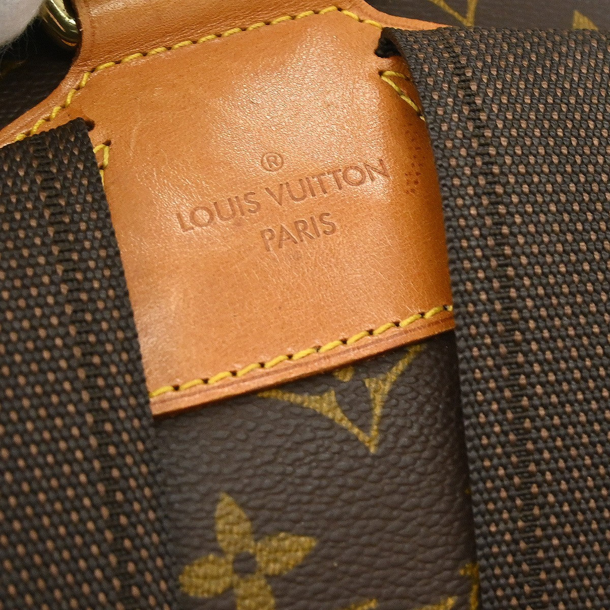 Louis Vuitton Vintage Montsouris Backpack Monogram Canvas Brown Canvas Backpack Bag (Pre-Owned)