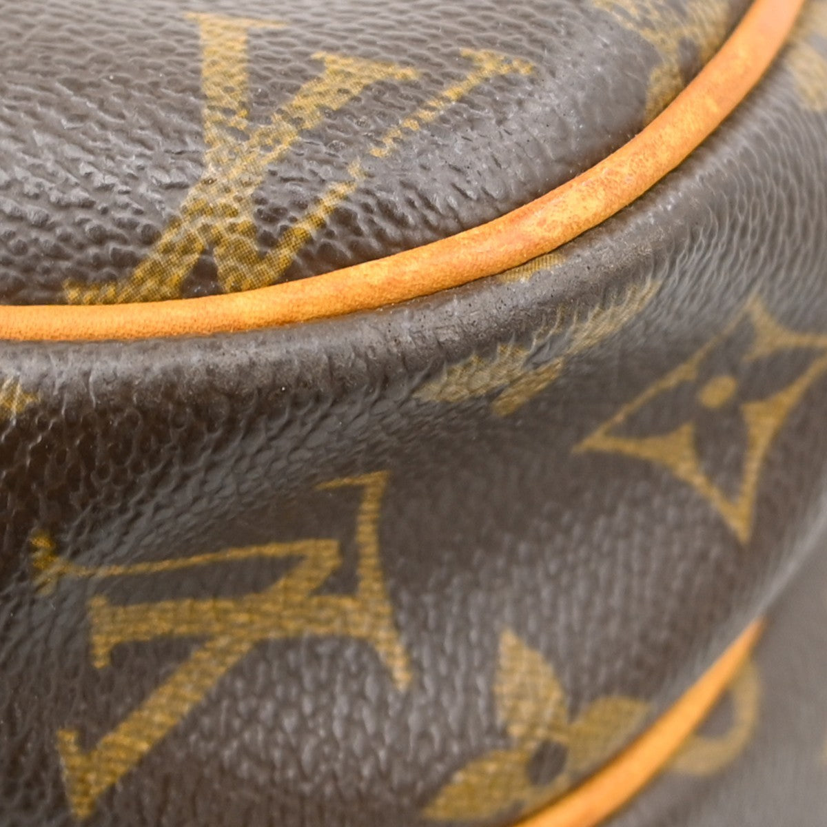 Louis Vuitton Reporter Bag Monogram Canvas Brown Canvas Shoulder Bag Bag (Pre-Owned)