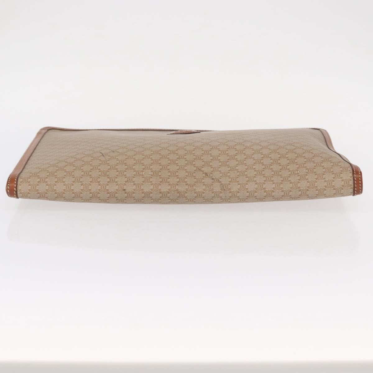 Celine Macadam Pochette Clutch Beige Pvc Clutche & Pouche Bag (Pre-Owned)