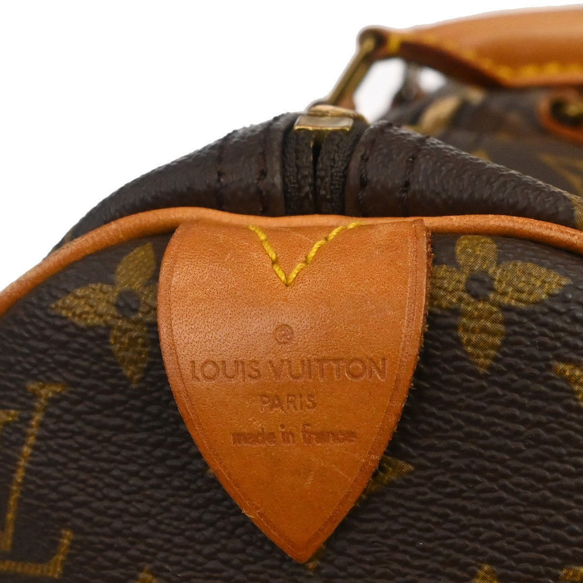 Louis Vuitton Speedy Handbag Monogram Canvas Brown Canvas Handbag (Pre-Owned)