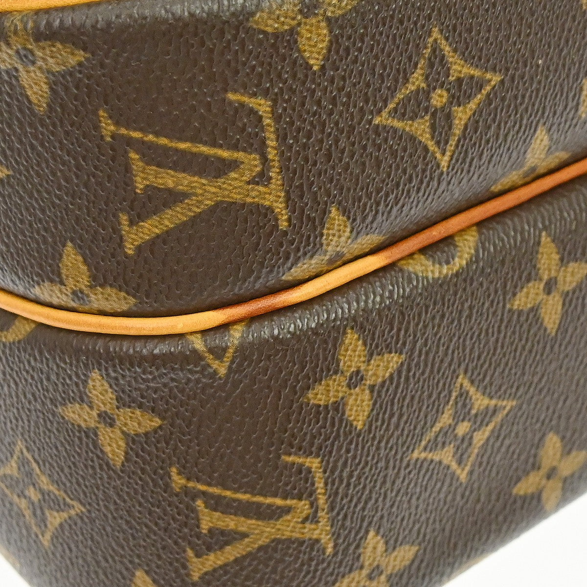 Louis Vuitton Reporter Bag Monogram Canvas Brown Canvas Shoulder Bag Bag (Pre-Owned)