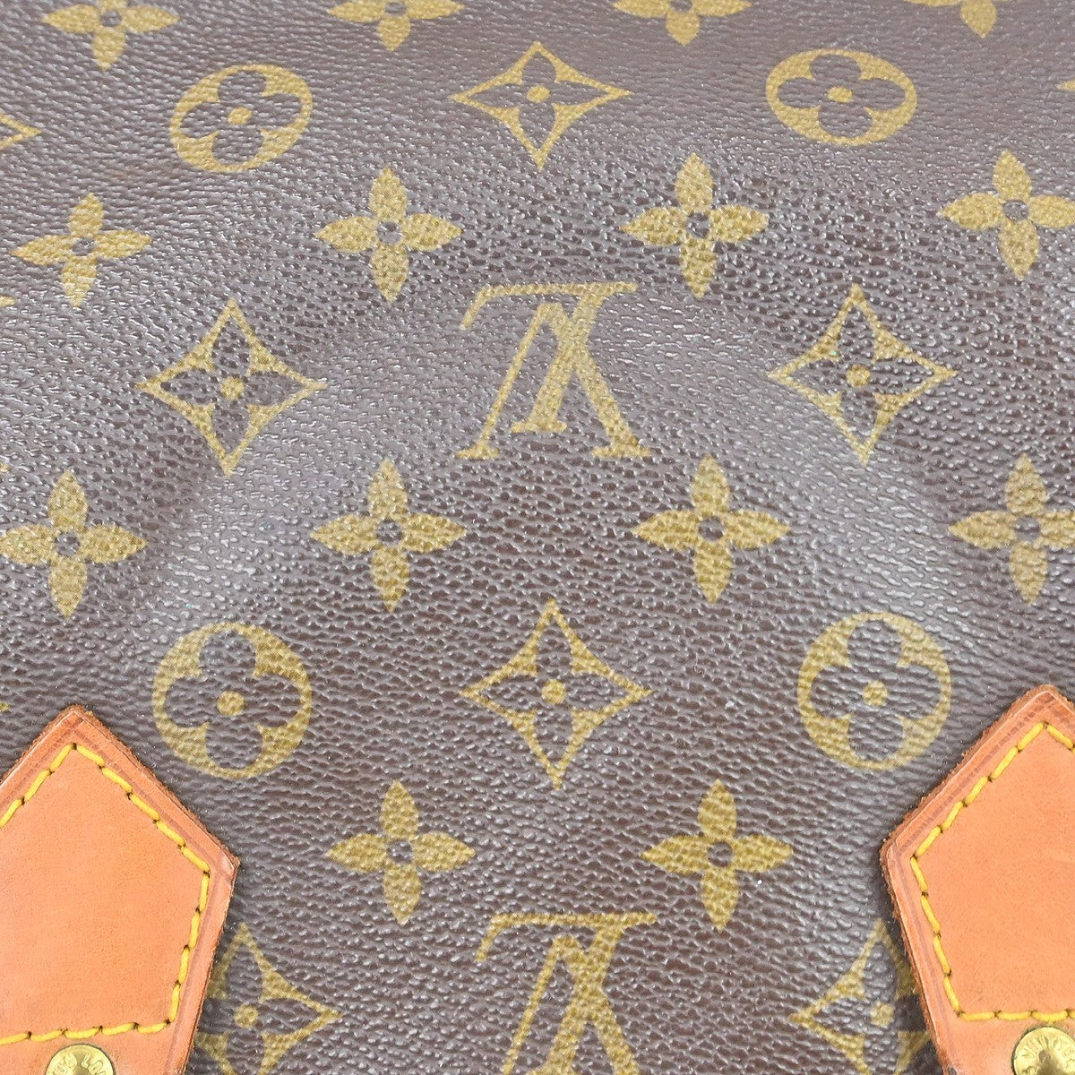 Louis Vuitton Speedy Handbag Monogram Canvas Brown Canvas Handbag (Pre-Owned)