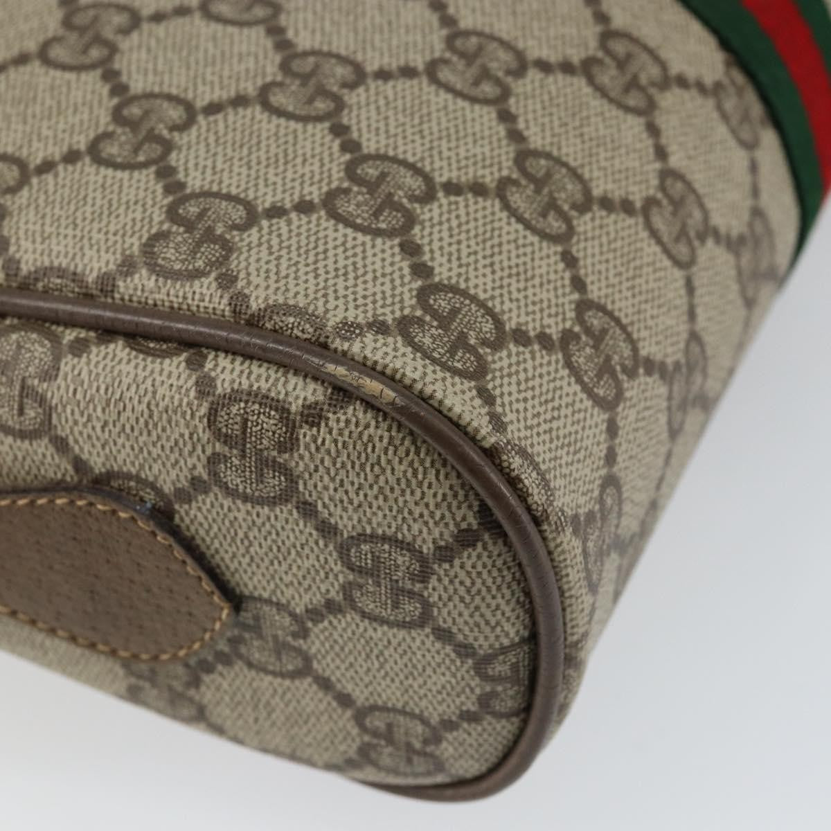 Gucci Ophidia Shoulder Bag Gg Coated Canvas Beige Canvas Shoulder Bag Bag (Pre-Owned)