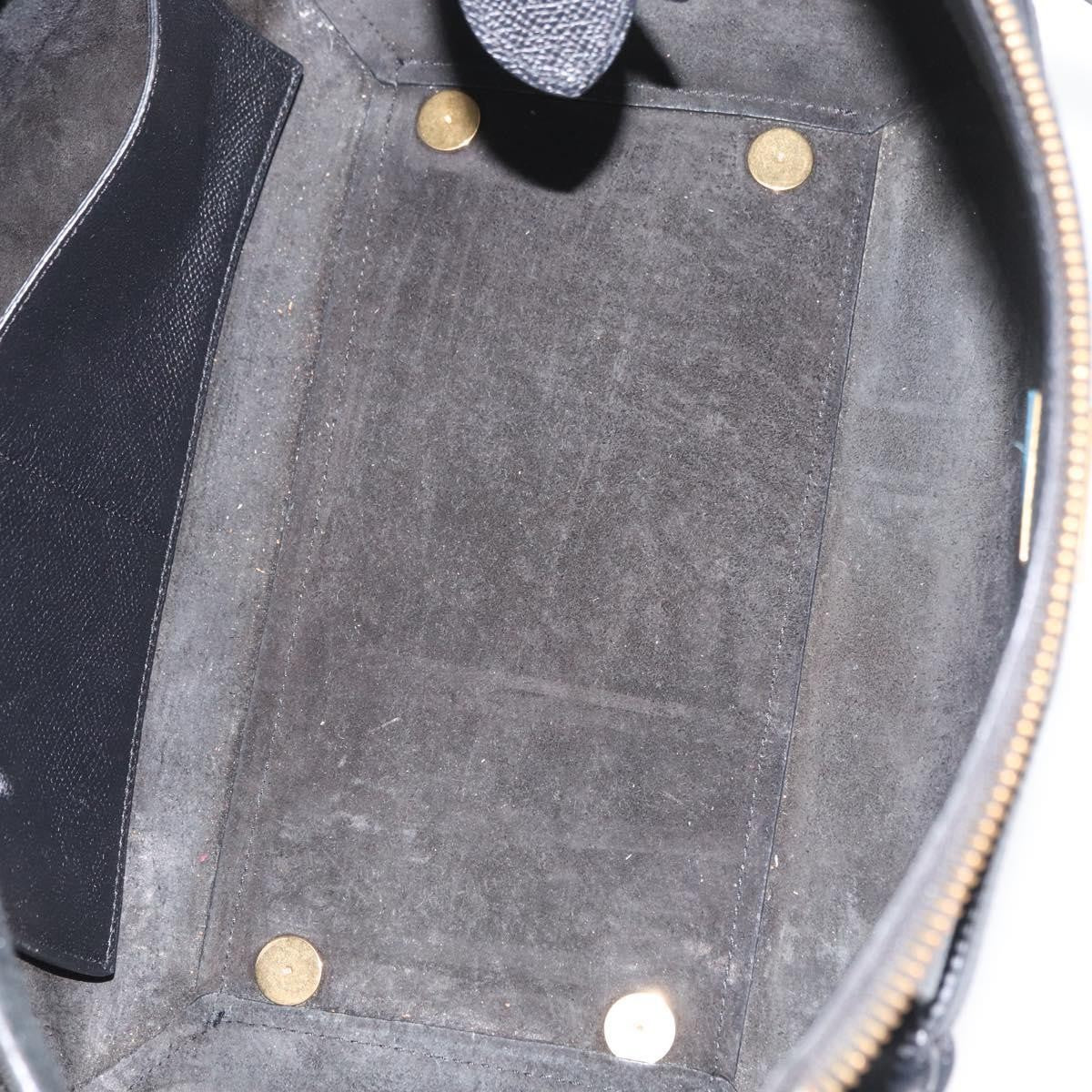 Celine Belt Bag Textured Leather Black Leather Handbag (Pre-Owned)