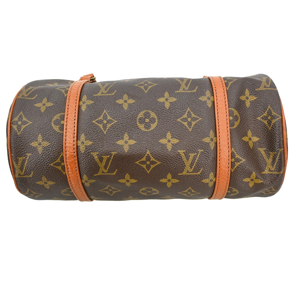 Louis Vuitton Papillon Handbag Monogram Canvas Brown Canvas Handbag (Pre-Owned)