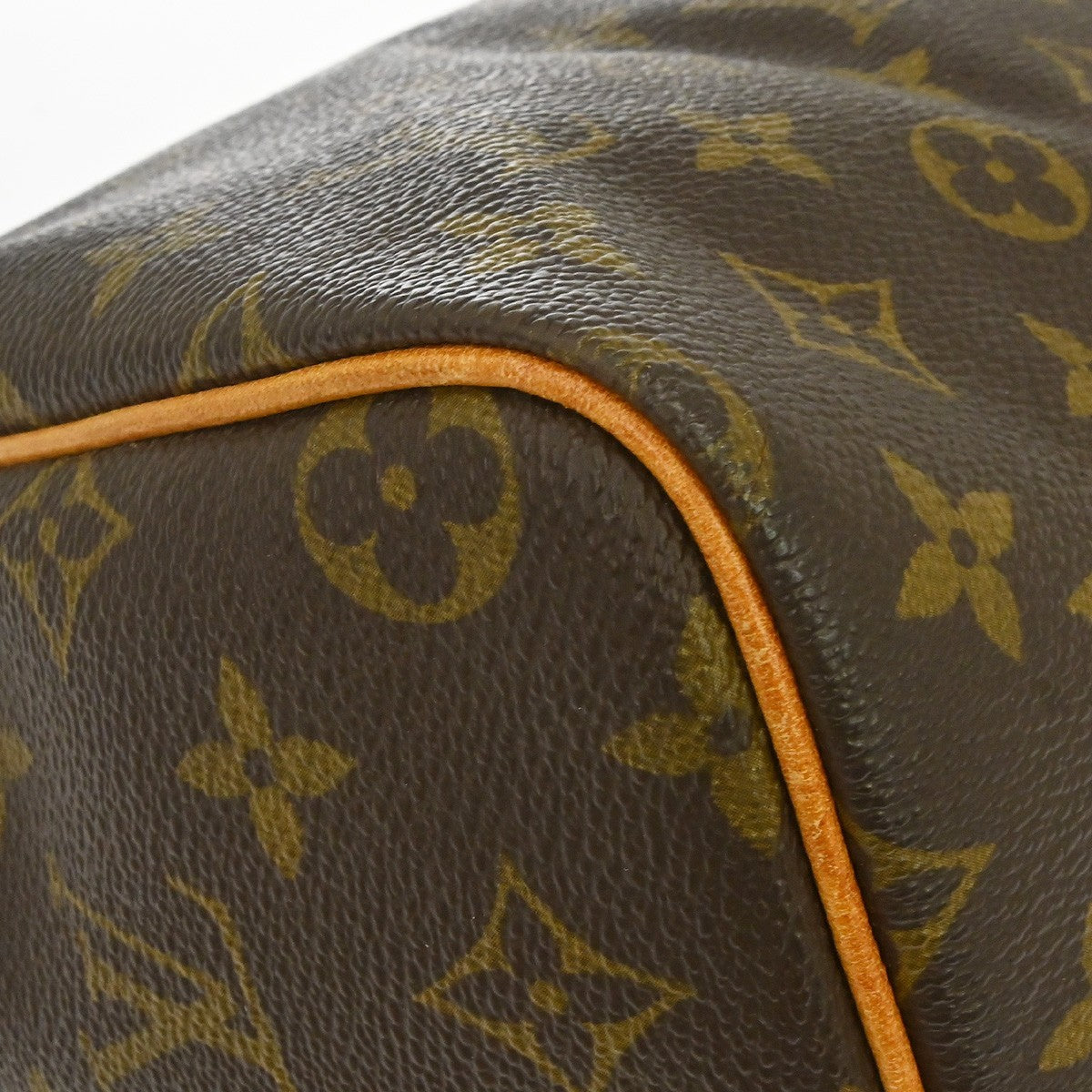 Louis Vuitton Speedy Handbag Monogram Canvas Brown Canvas Handbag (Pre-Owned)