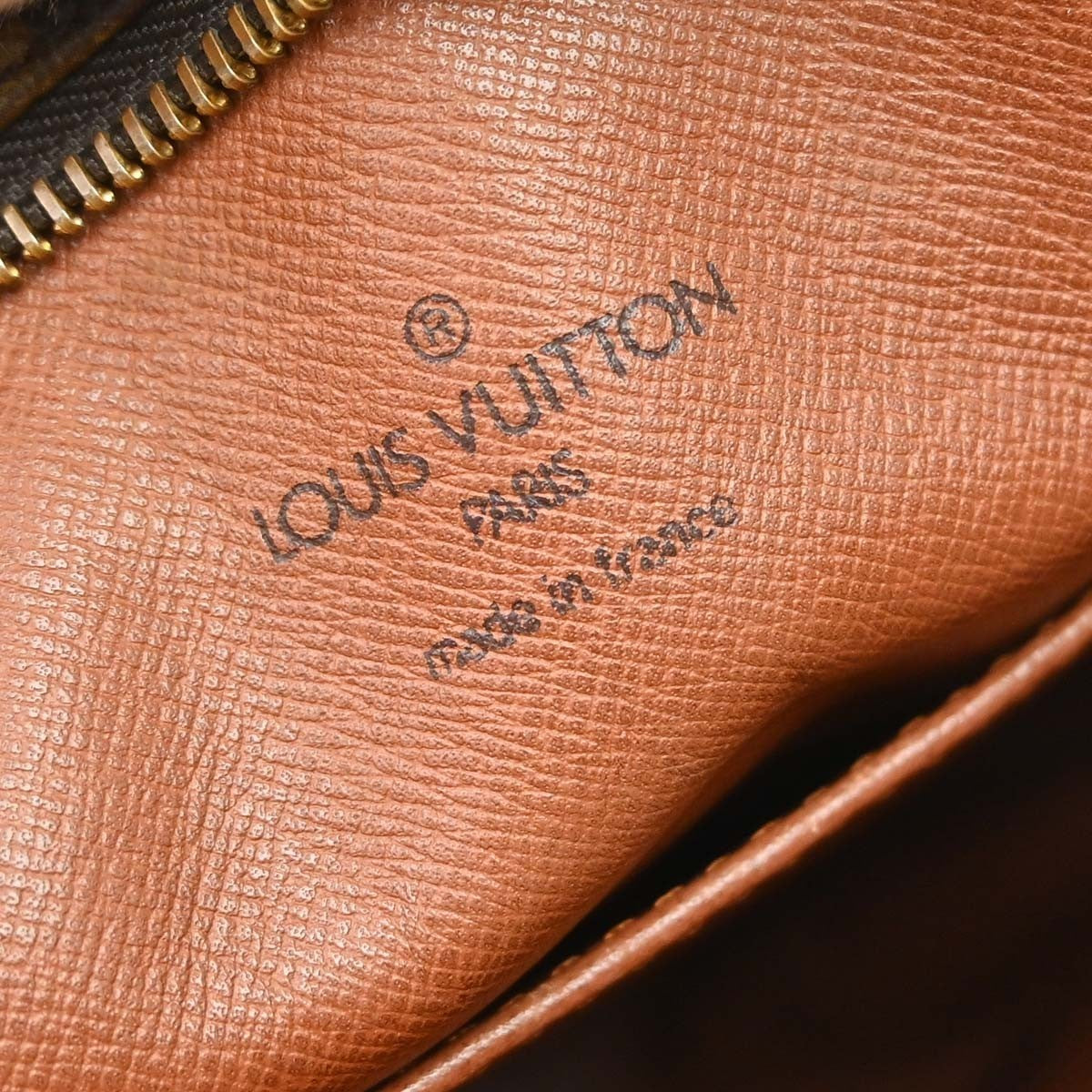 Louis Vuitton Danube Handbag Monogram Canvas Brown Canvas Shoulder Bag Bag (Pre-Owned)
