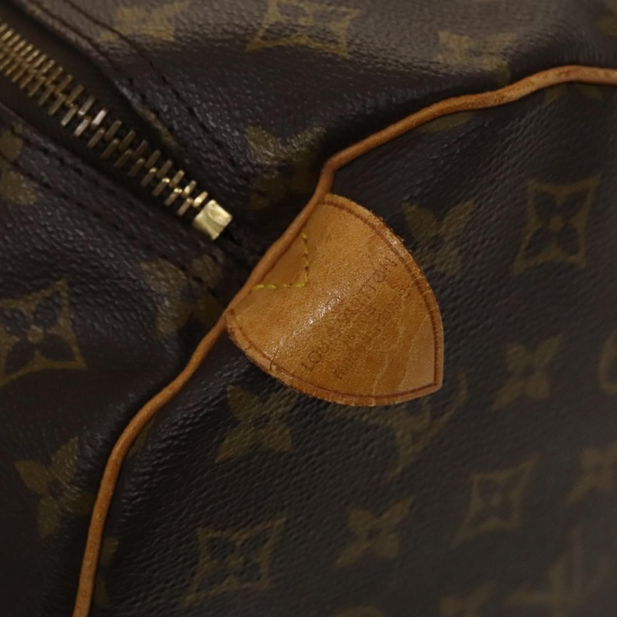 Louis Vuitton Keepall Bag Monogram Canvas Brown Canvas Travel Bag Bag (Pre-Owned)