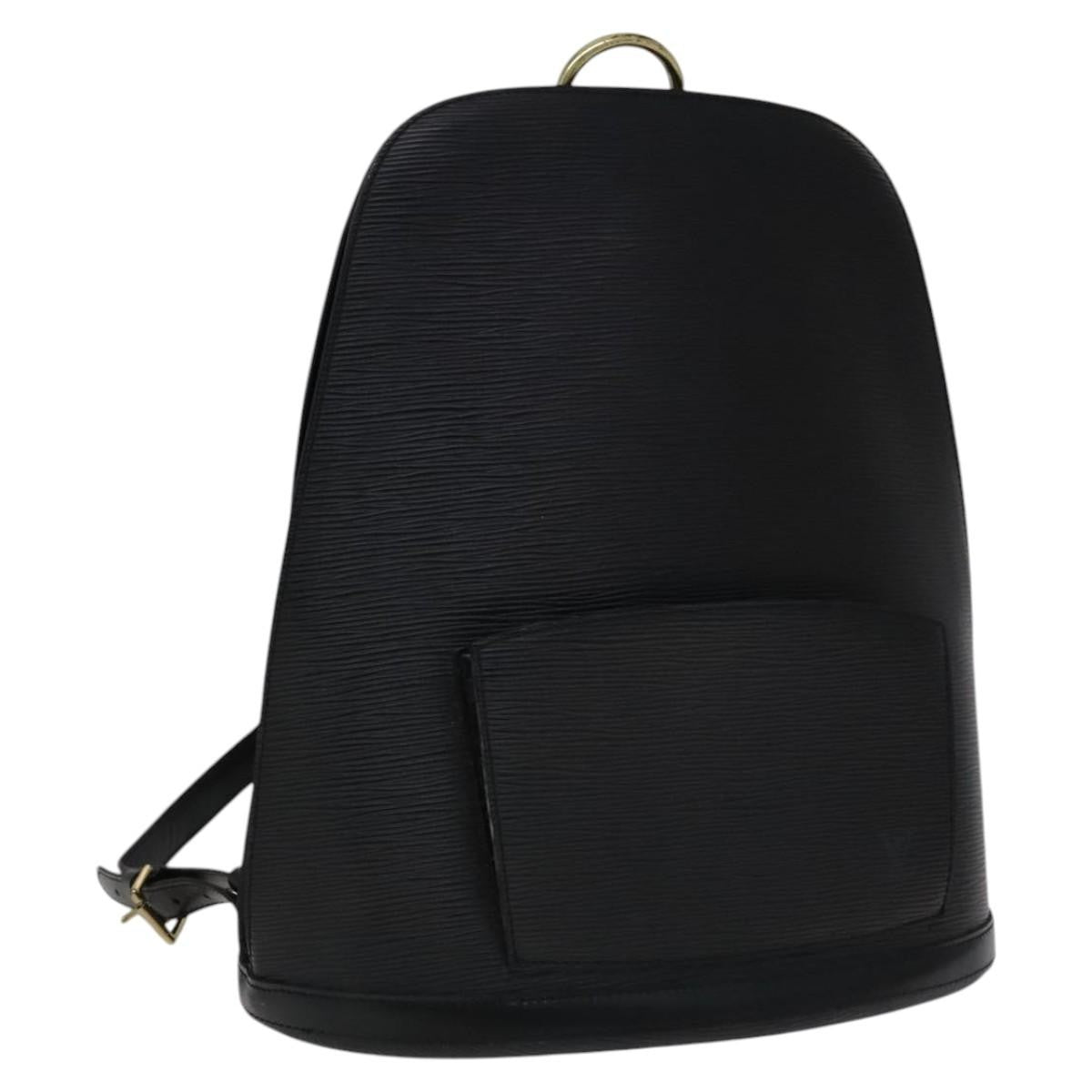 Louis Vuitton Gobelins Backpack Epi Leather Black Leather Backpack Bag (Pre-Owned)