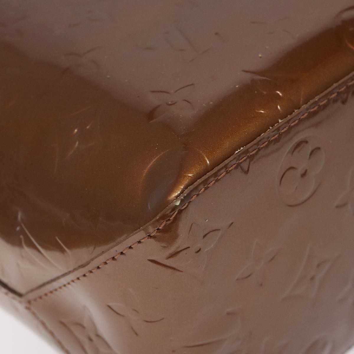 Louis Vuitton Reade Handbag Monogram Vernis Brown Patent_Leather Handbag (Pre-Owned)