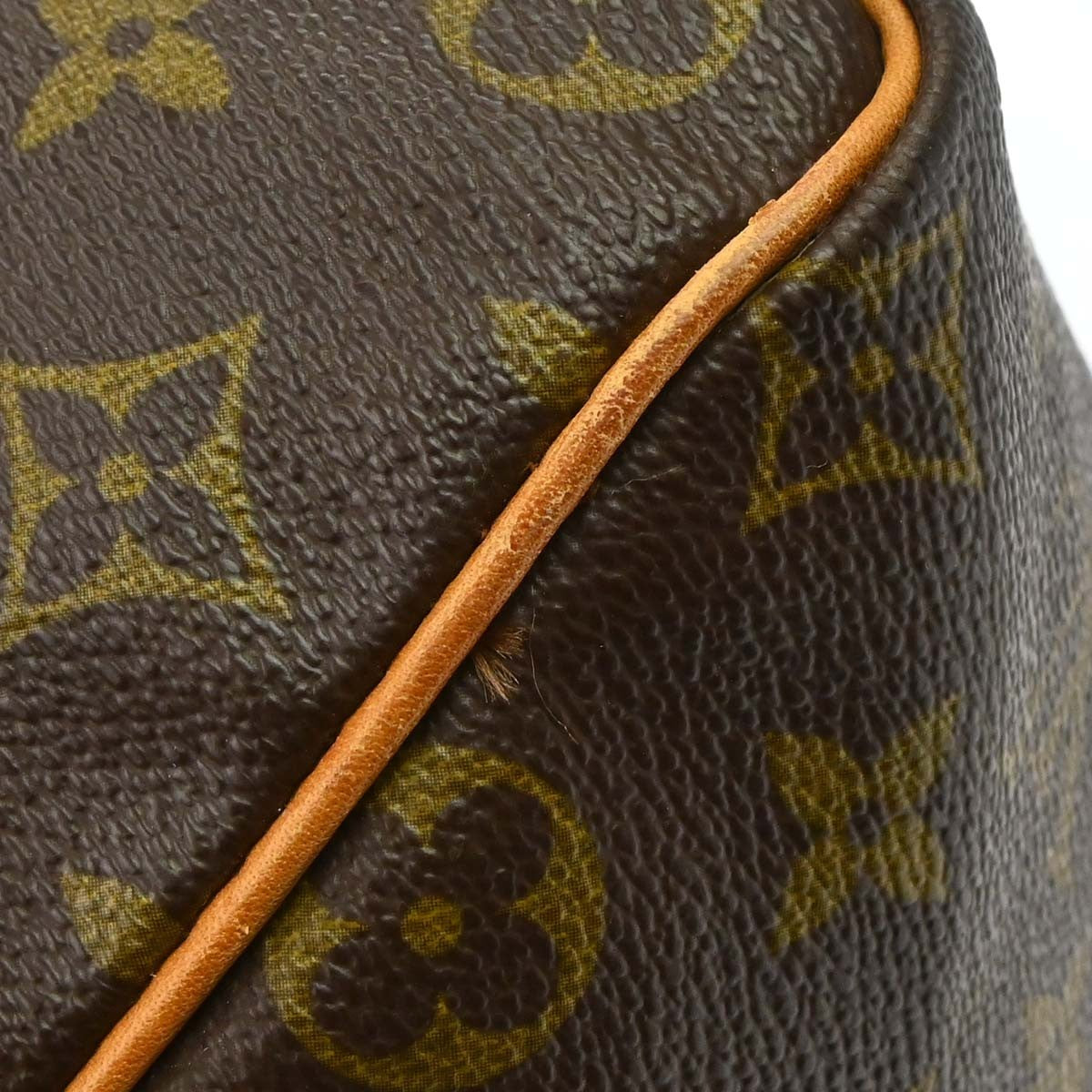 Louis Vuitton Speedy Handbag Monogram Canvas Brown Canvas Handbag (Pre-Owned)