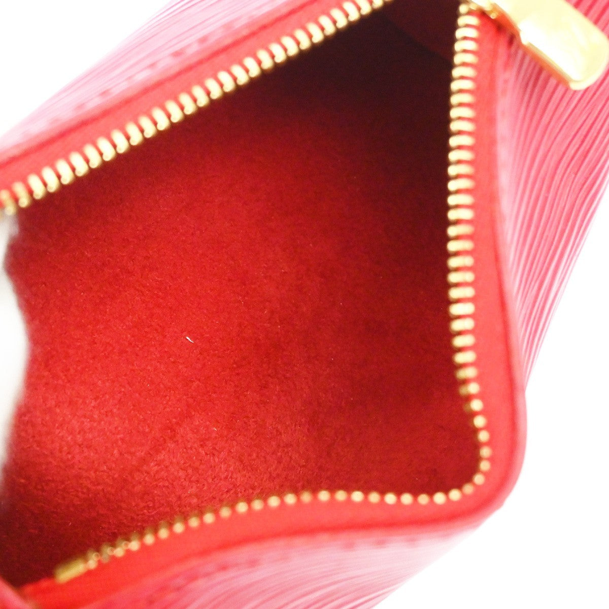 Louis Vuitton Soufflot Handbag Epi Leather Red Leather Handbag (Pre-Owned)