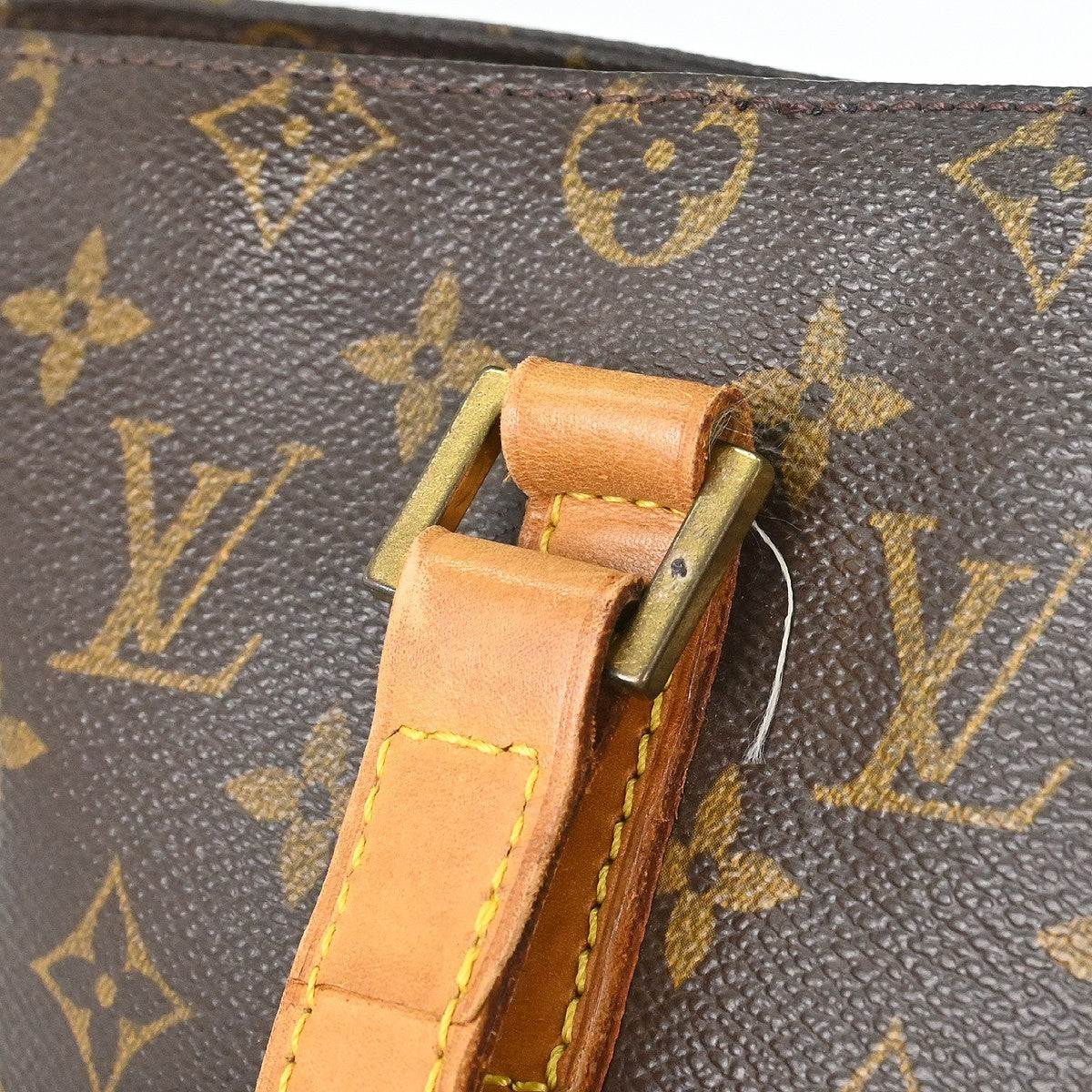 Louis Vuitton Cabas Mezzo Monogram Canvas Brown Canvas Tote Bag Bag (Pre-Owned)