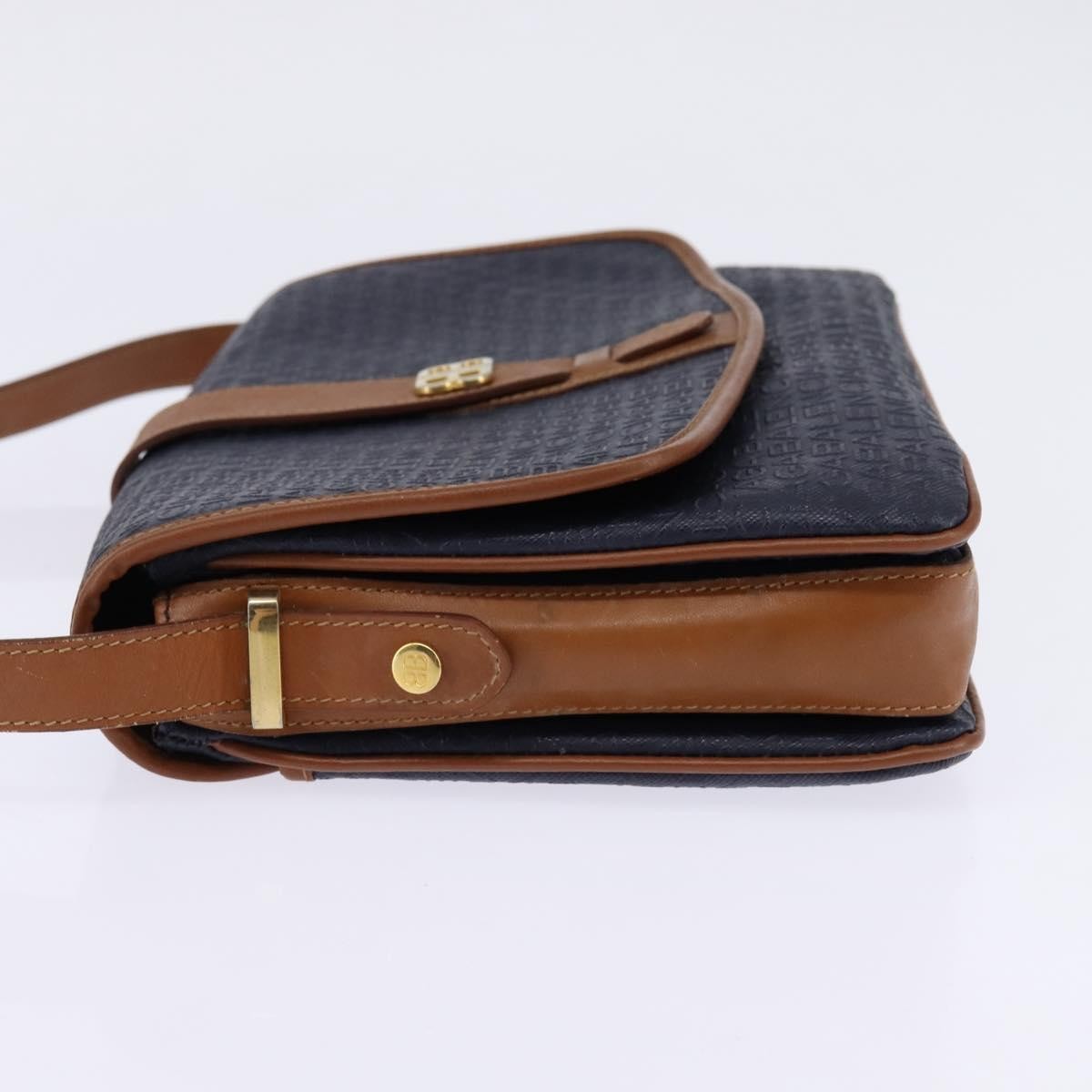 Balenciaga Shoulder Bag Pvc Navy Pvc Shoulder Bag Bag (Pre-Owned)