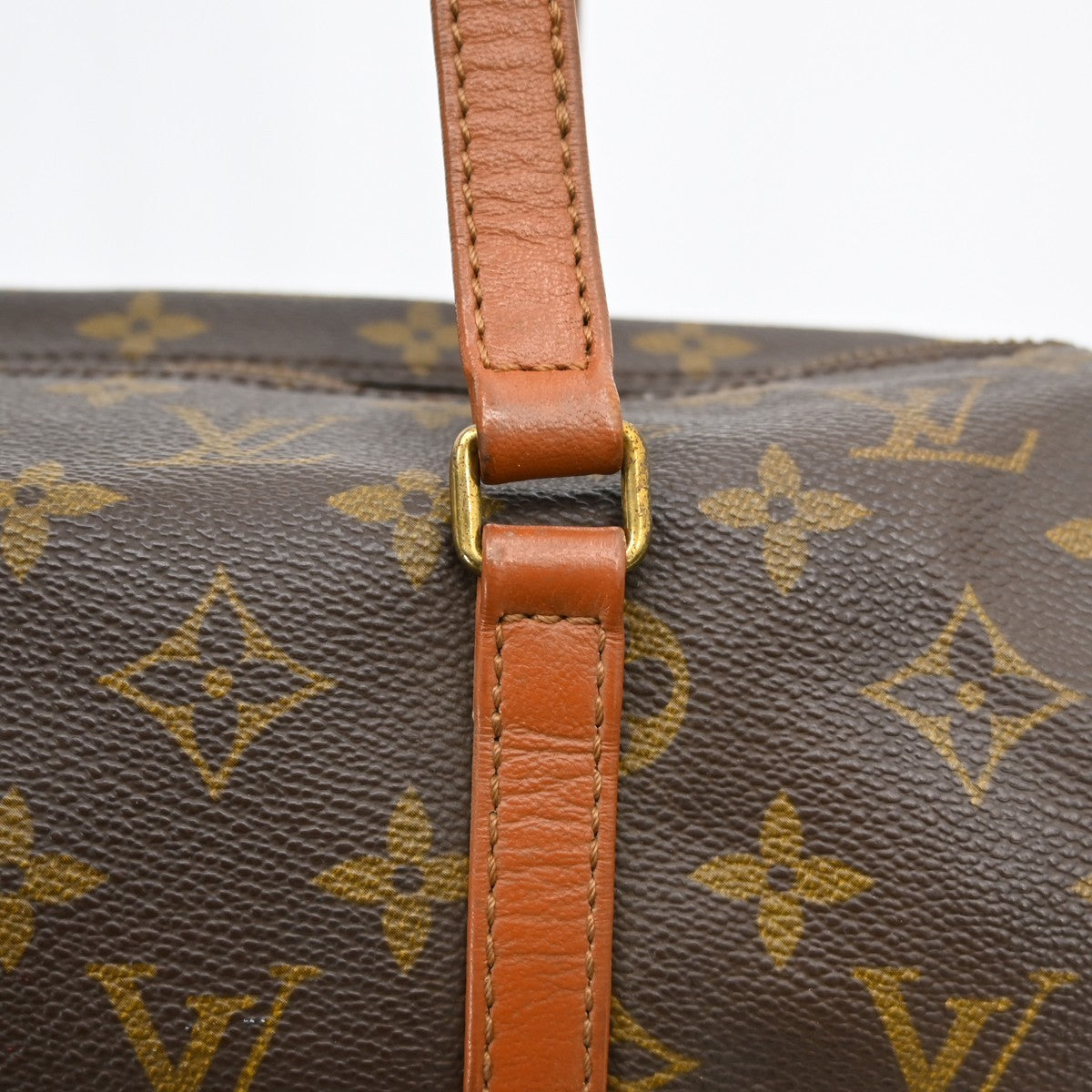 Louis Vuitton Papillon Handbag Monogram Canvas Brown Canvas Handbag (Pre-Owned)