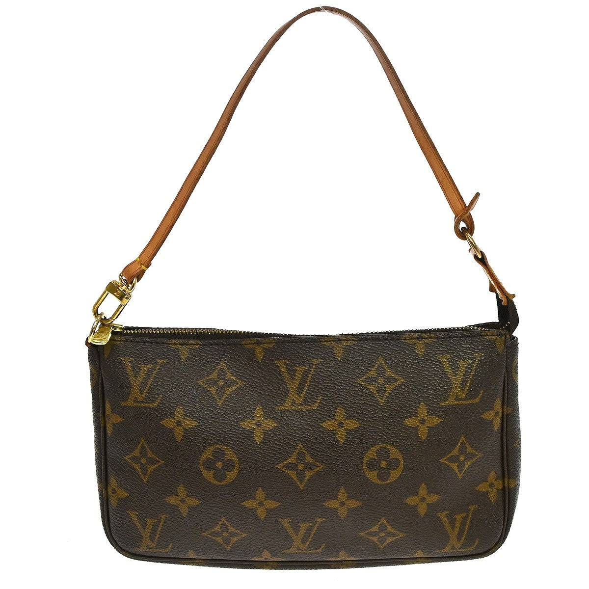 Louis Vuitton Pochette Accessoires Nm Monogram Canvas Brown Canvas Clutche & Pouche Bag (Pre-Owned)