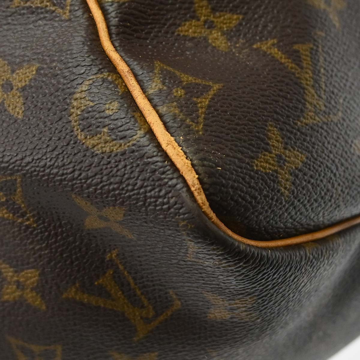 Louis Vuitton Keepall Bag Monogram Canvas Brown Canvas Travel Bag Bag (Pre-Owned)