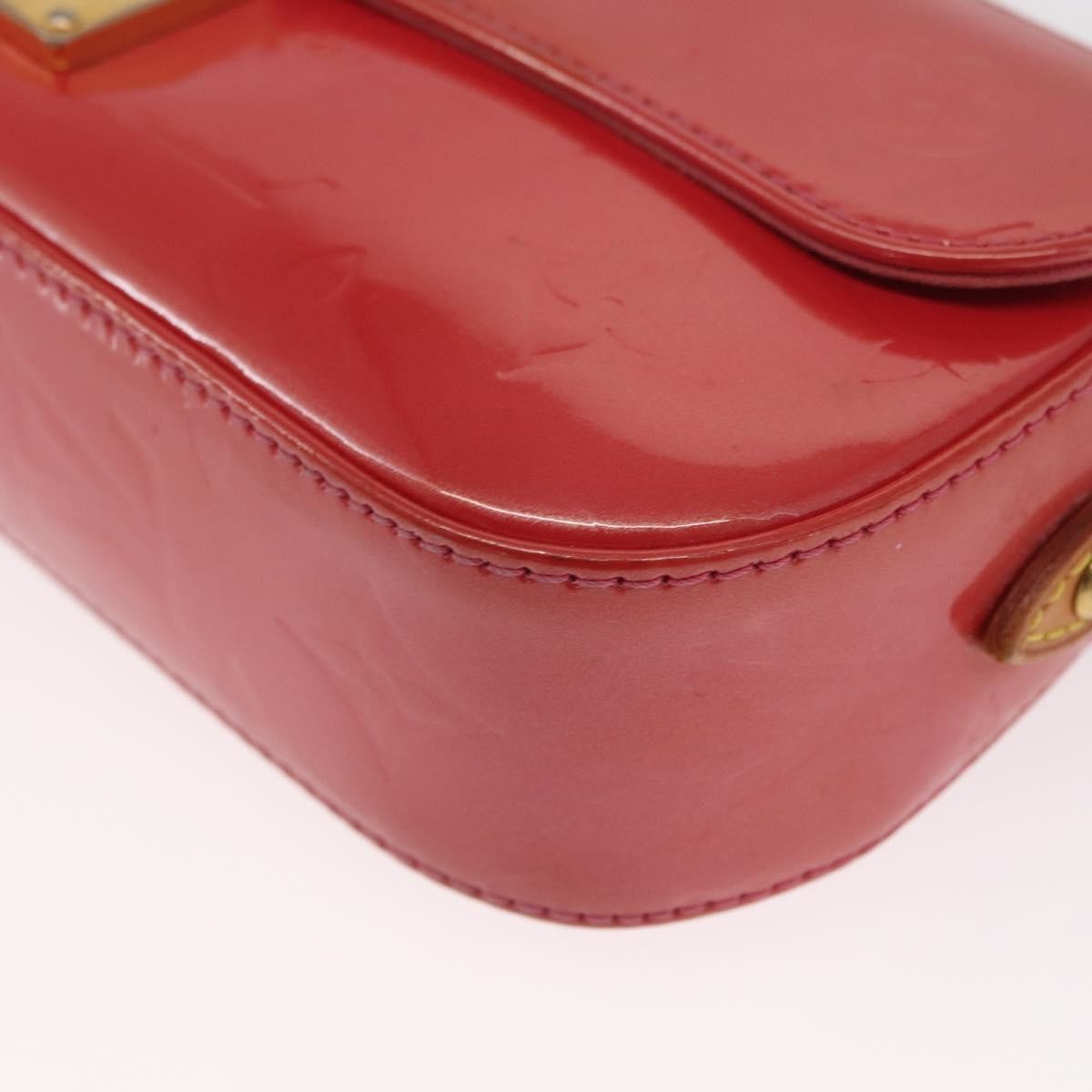 Louis Vuitton Malibu Street Handbag Monogram Vernis Red Patent_Leather Handbag (Pre-Owned)