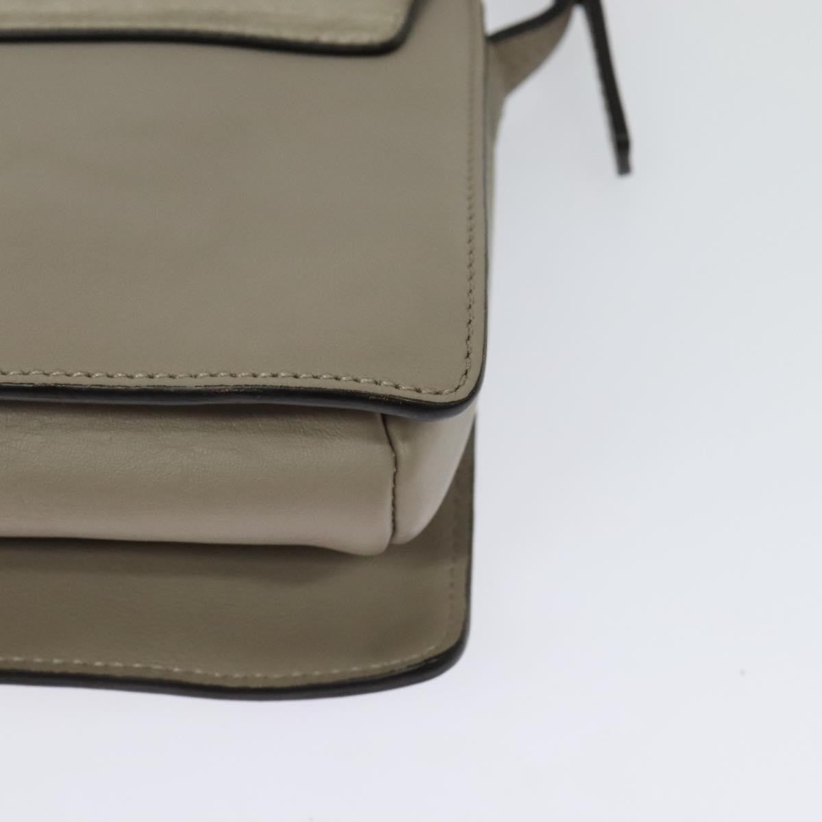 Chloe Faye Crossbody Leather And Suede Gray Suede Shoulder Bag Bag (Pre-Owned)