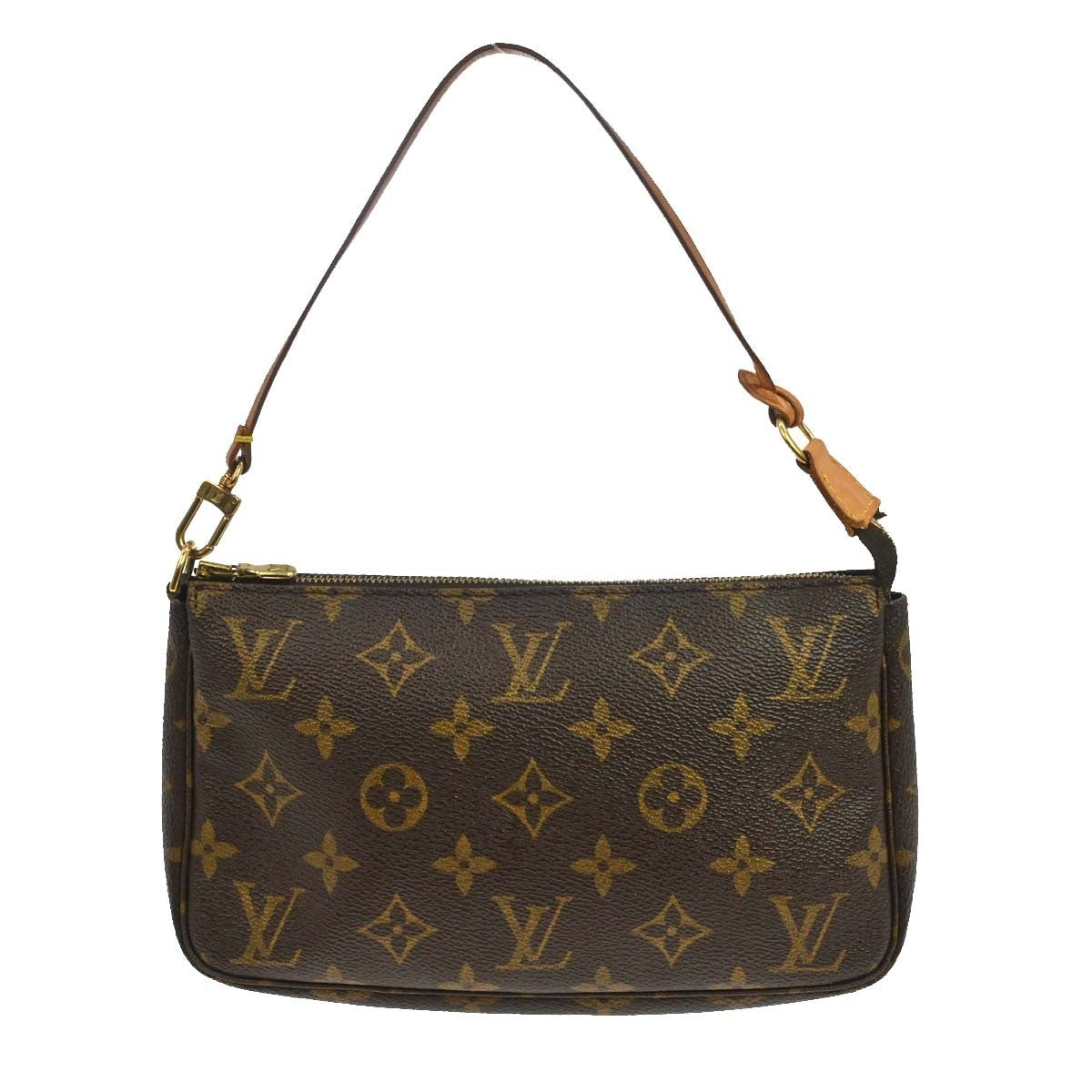 Louis Vuitton Pochette Accessoires Nm Monogram Canvas Brown Canvas Clutche & Pouche Bag (Pre-Owned)