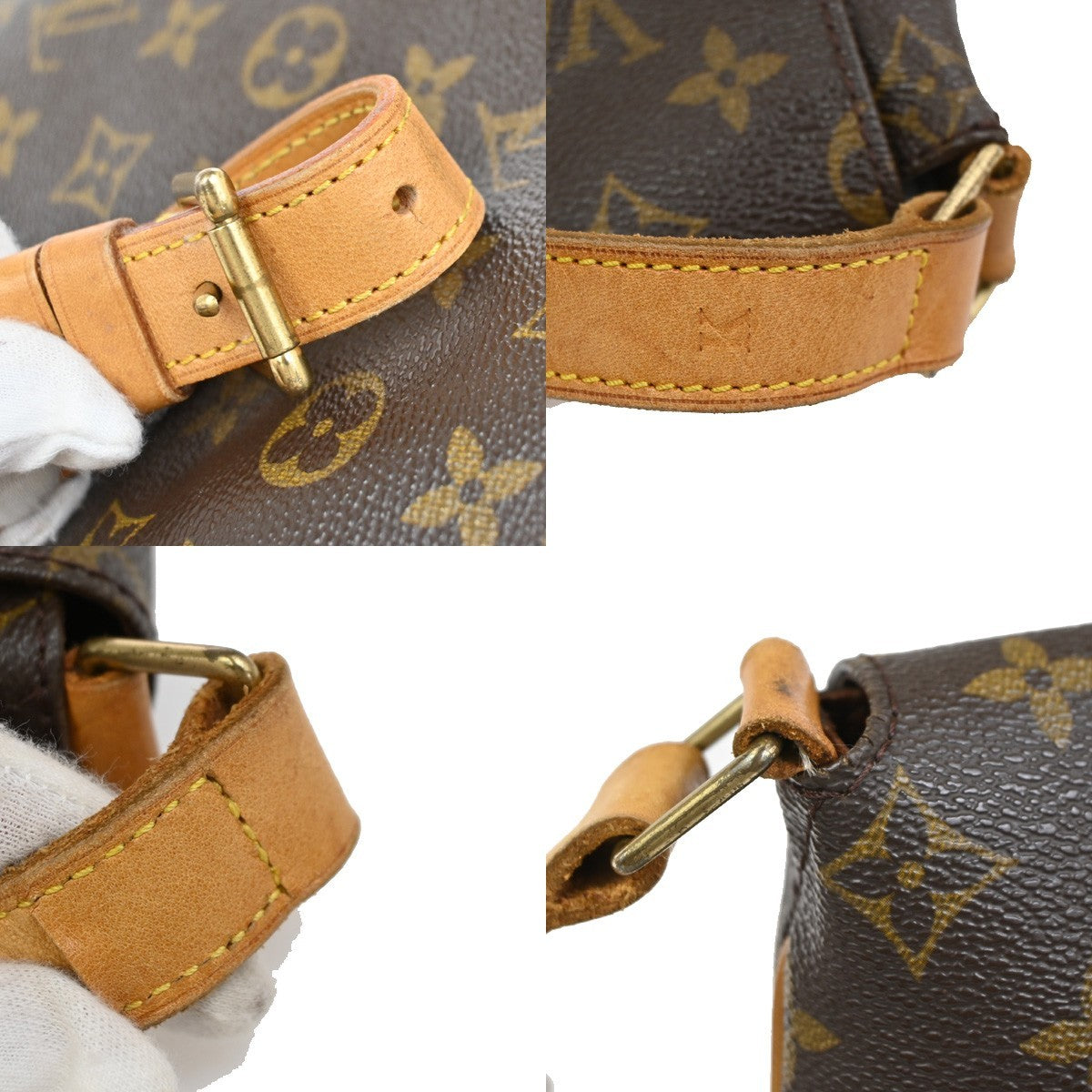 Louis Vuitton Musette Salsa Handbag Monogram Canvas Brown Canvas Shoulder Bag Bag (Pre-Owned)