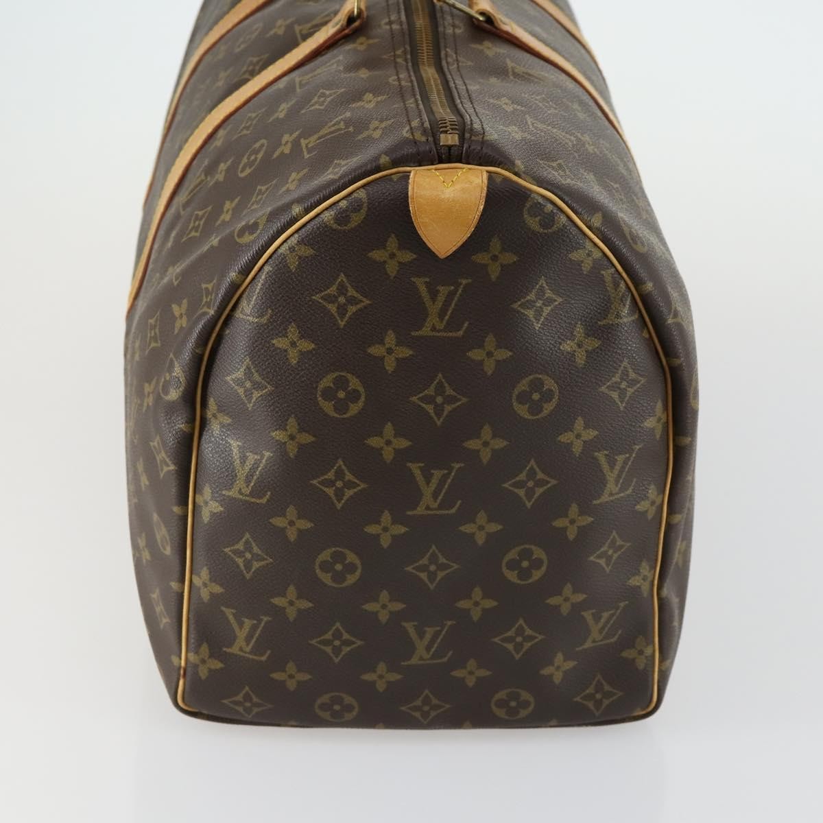 Louis Vuitton Keepall Bag Monogram Canvas Brown Canvas Travel Bag Bag (Pre-Owned)