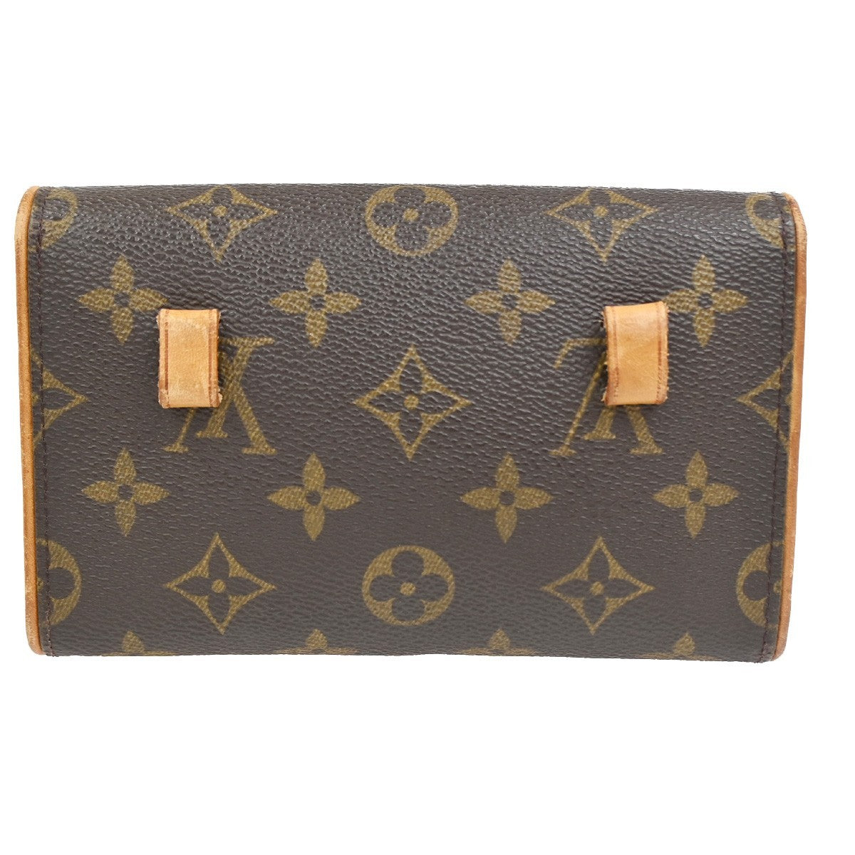 Louis Vuitton Florentine Waist Bag Monogram Canvas Brown Canvas Clutche & Pouche Bag (Pre-Owned)