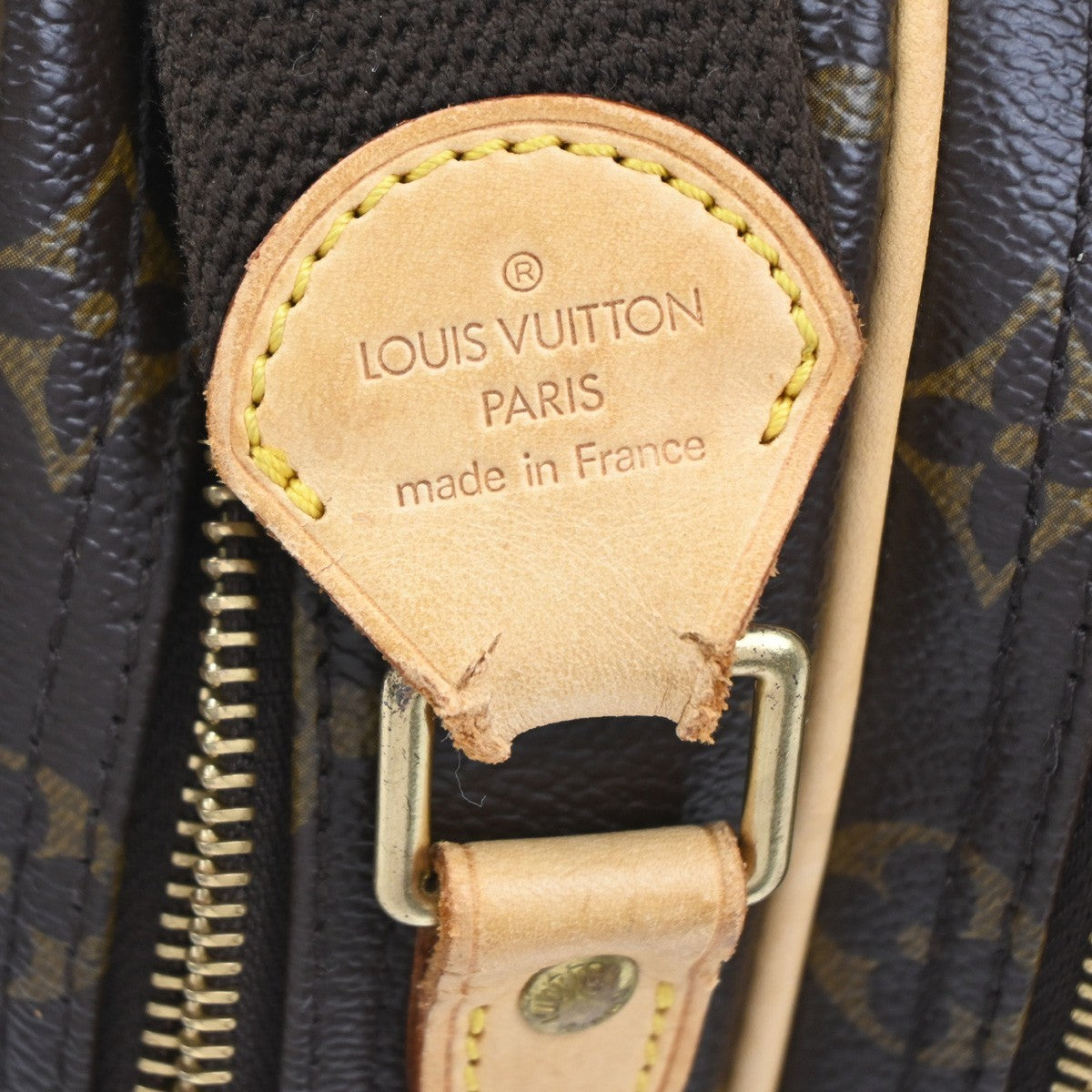 Louis Vuitton Reporter Bag Monogram Canvas Brown Canvas Shoulder Bag Bag (Pre-Owned)