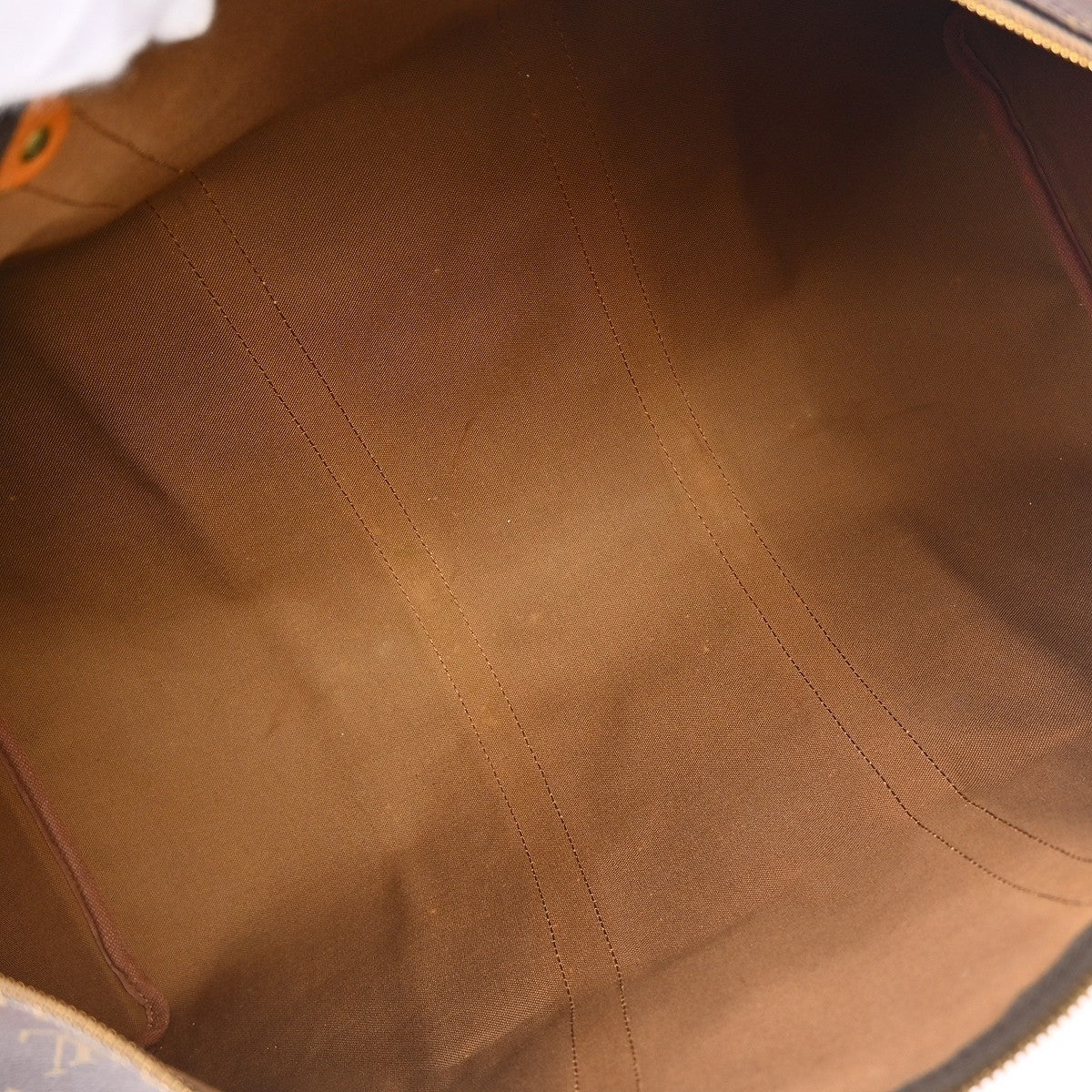 Louis Vuitton Keepall Bag Monogram Canvas Brown Canvas Travel Bag Bag (Pre-Owned)