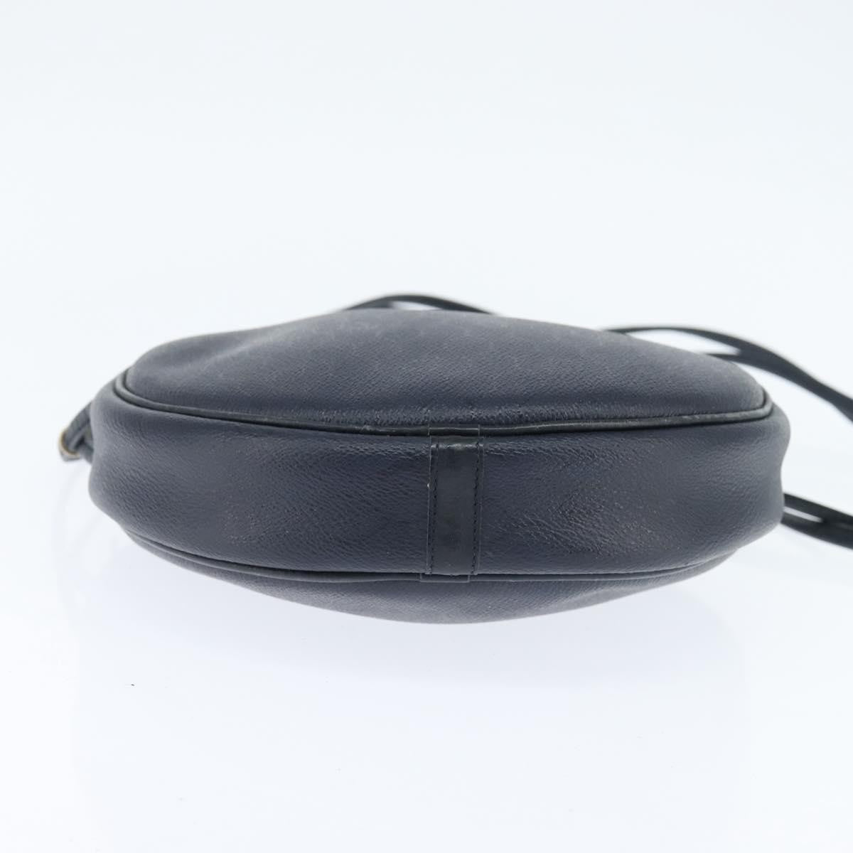 Christian Dior Vintage Honeycomb Shoulder Bag Canvas And Leather Navy Pvc Shoulder Bag Bag (Pre-Owned)