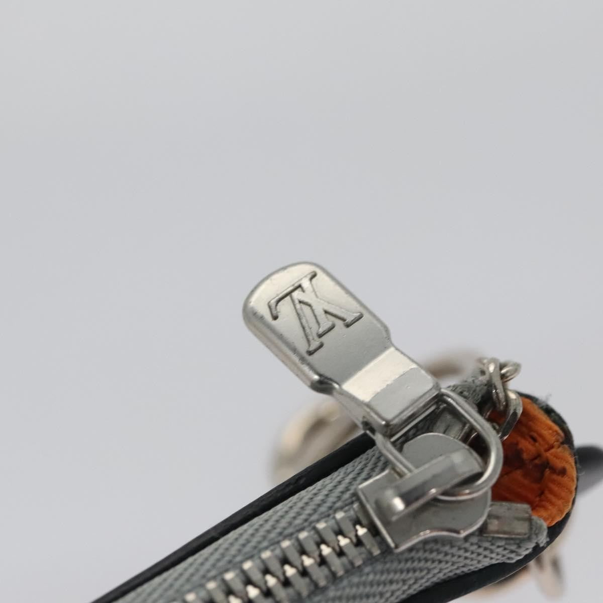 Louis Vuitton Porte Cles Satellite Canvas Silver Canvas Charms And Keychains Accessory (Pre-Owned)