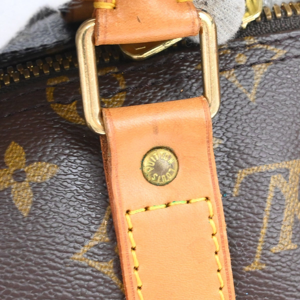 Louis Vuitton Keepall Bag Monogram Canvas Brown Canvas Travel Bag Bag (Pre-Owned)