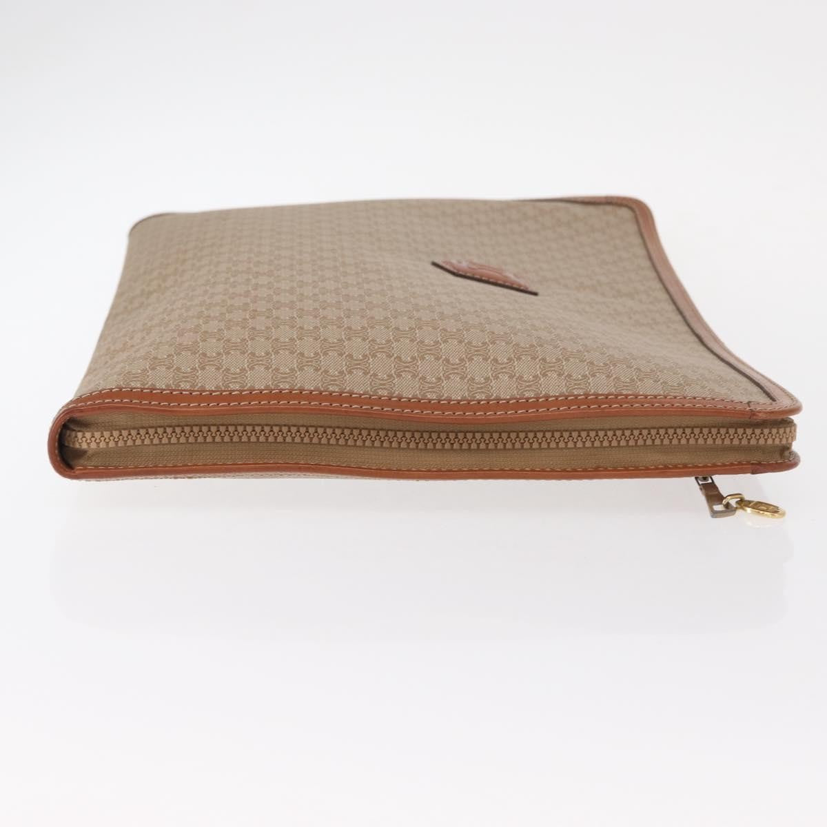 Celine Macadam Pochette Clutch Beige Pvc Clutche & Pouche Bag (Pre-Owned)