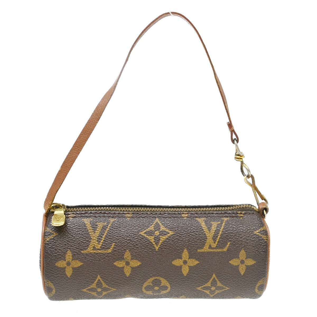 Louis Vuitton Papillon Pochette Monogram Canvas Brown Canvas Handbag (Pre-Owned)