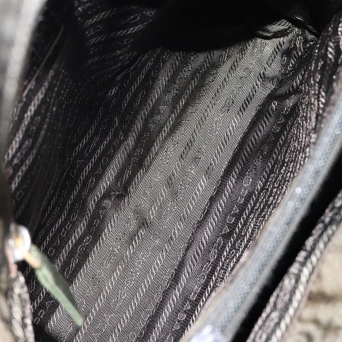 Prada Vintage Zip Tote Tessuto Khaki Nylon Tote Bag Bag (Pre-Owned)